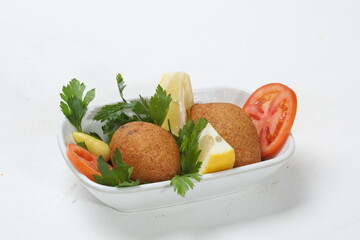 stuffed meatballs with minced meat and walnut