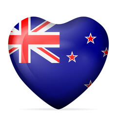 Heart New Zealand flag