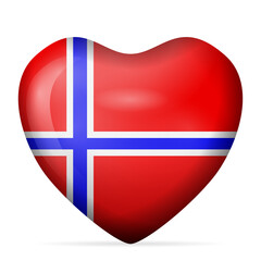 Heart Norway flag
