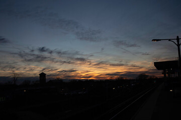 
trees, sky, clouds, mountain, night