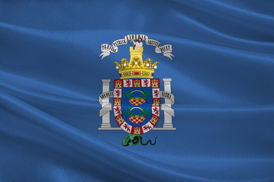 Flag of Melilla is an Spanish autonomous city