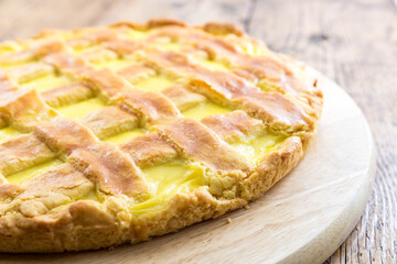 Tasty and beautiful Homemade cream tart