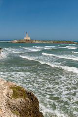 Vieste Puglia sea and town