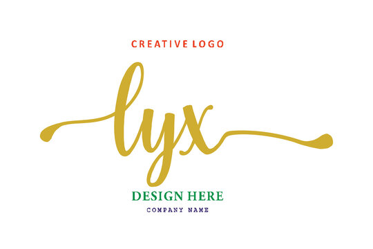 LYX lettering logo is simple, easy to understand and authoritative