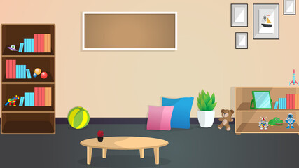 A room, a place to live and do various activities on a daily basis