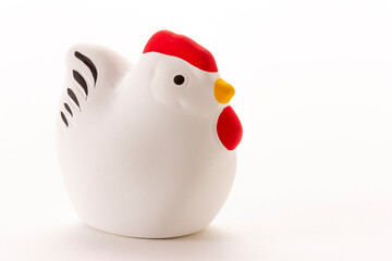 鶏の土鈴、正月飾り