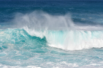 Beautiful ocean waves.