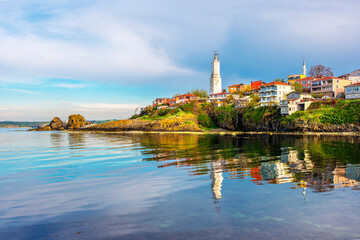 Rumeli Feneri Village view in Istanbul