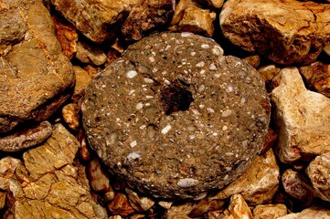 mill millstone rock will round