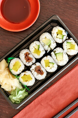 Sushi Take Away Box topview