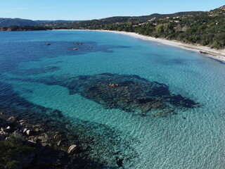 Plage de Tamaricciu en Corse