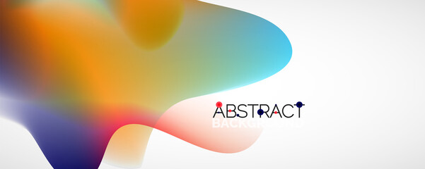 Fluid color gradient abstract background, trendy colorful wallpaper. Vector illustration for placards, brochures, posters, banners and covers