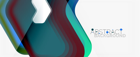 Vector 3d arrow geometric composition, abstract background for business or technology presentation, internet poster or web brochure cover, wallpaper