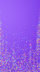 Festive ravishing confetti. Celebration stars. Col