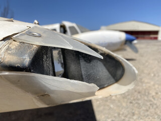 Old abandoned plane