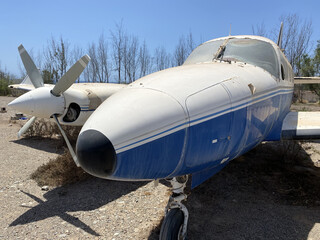 Old abandoned plane