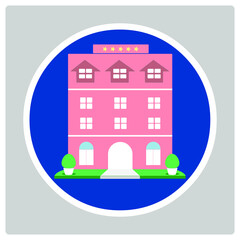 Obraz premium Vector illustration for Hotel EPS10
