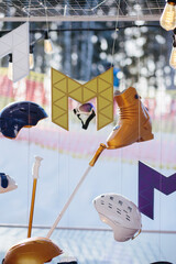 Event and photo zone at the ski resort