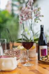 Wine concept. Summer and spring mood. 