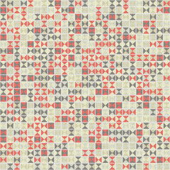 Fototapeta premium Abstract Geometric Pattern generative computational art illustration