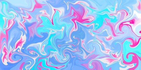Abstract blue pink purple marble background - Acrylic paint flow - Ink marbling texture - Liquid marble texture - Colorful background wallpaper