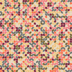 Abstract Geometric Pattern generative computational art illustration