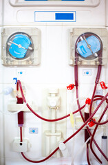 Fototapeta na wymiar Dialysis Device In The Hospital
