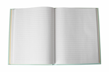 notebook for notes isolated on a white background