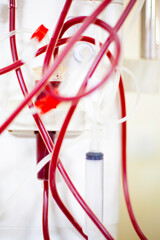 Dialysis Device In The Hospital