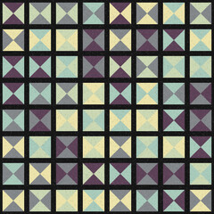 Abstract Geometric Pattern generative computational art illustration