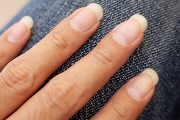 Hand Finger With Long Nail