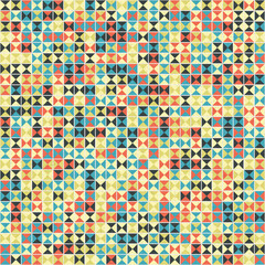 Fototapeta premium Abstract Geometric Pattern generative computational art illustration