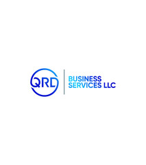 QRD business services llc logo template, Vector logo for business and company identity 