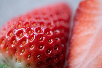 close up of strawberry