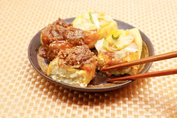 肉豆腐　揚げ出し豆腐