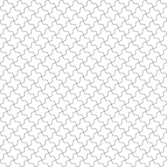 Seamless arabic geometric ornament in black color.