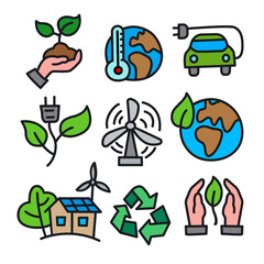 Eco Line Icons