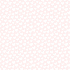 Valentines Day seamless vector pattern with hearts