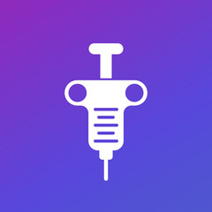 biopsy tool icon, vector design