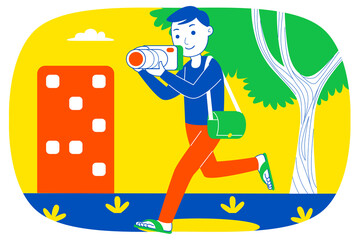 Weekend Fun Vector Illustration