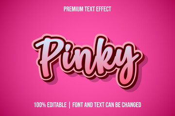 Pinky Editable 3d Text Effect Templates