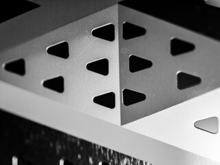 Close up of metal surface