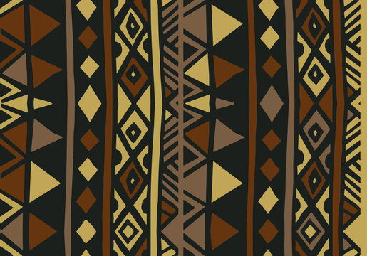 Aztec tribal pattern design for textile and fashion.