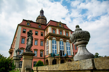 old castle in the city