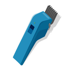 cartoon illustration of an electric shaver