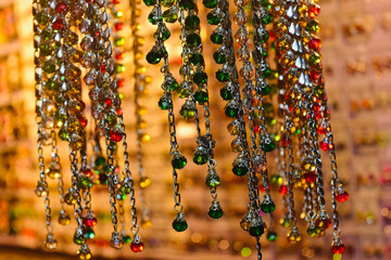 colorful beads