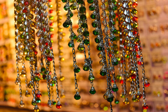 colorful beads