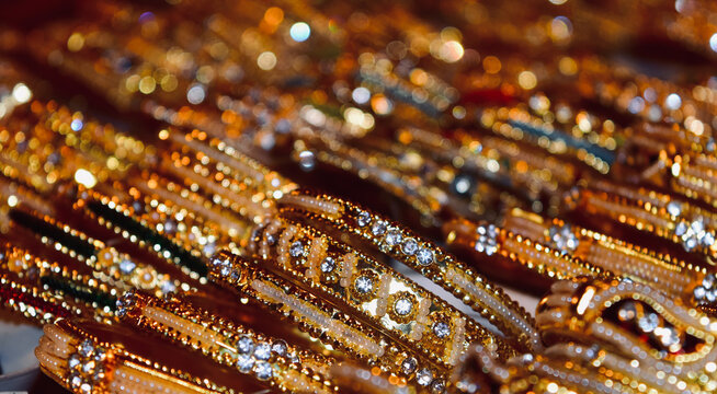 close up of a necklace