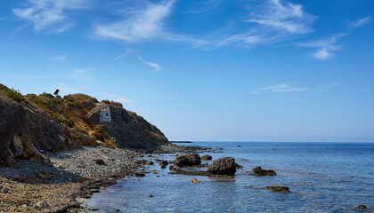 Panorámica marina en Nueva Tabarca (Alicante)