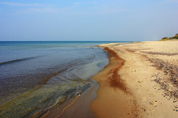 Sandy coast of the Baltic Sea